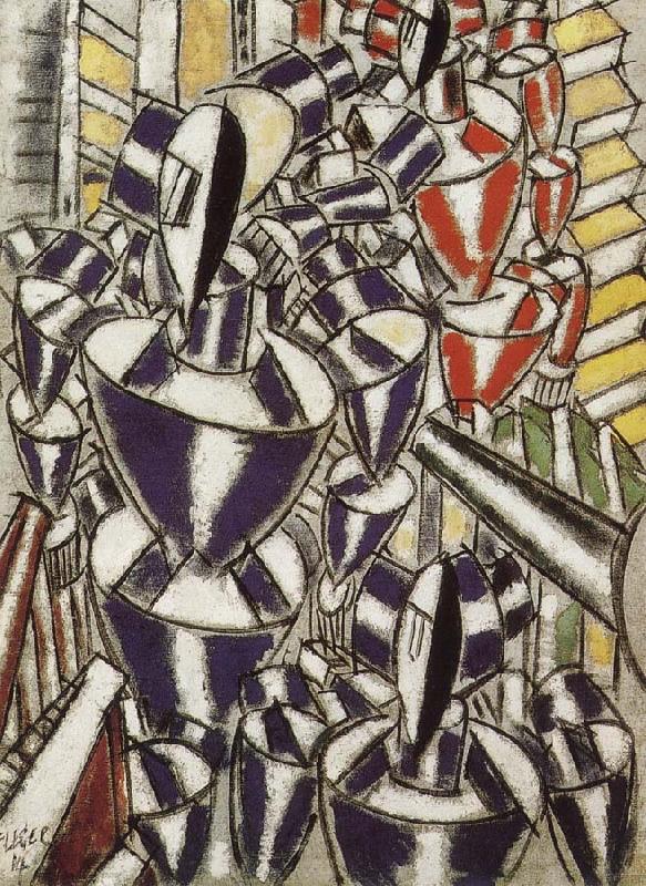 Fernard Leger Involute abstract oil painting image
